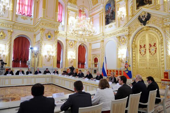 Russian President Vladimir Putin chairs meeting of Council for Civil Society and Human Rights