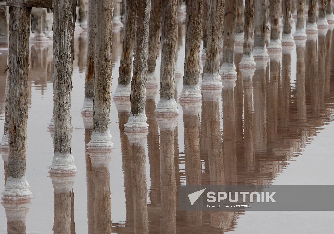 Salt extraxtion in Crimea