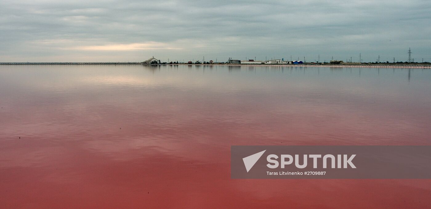 Salt extraxtion in Crimea