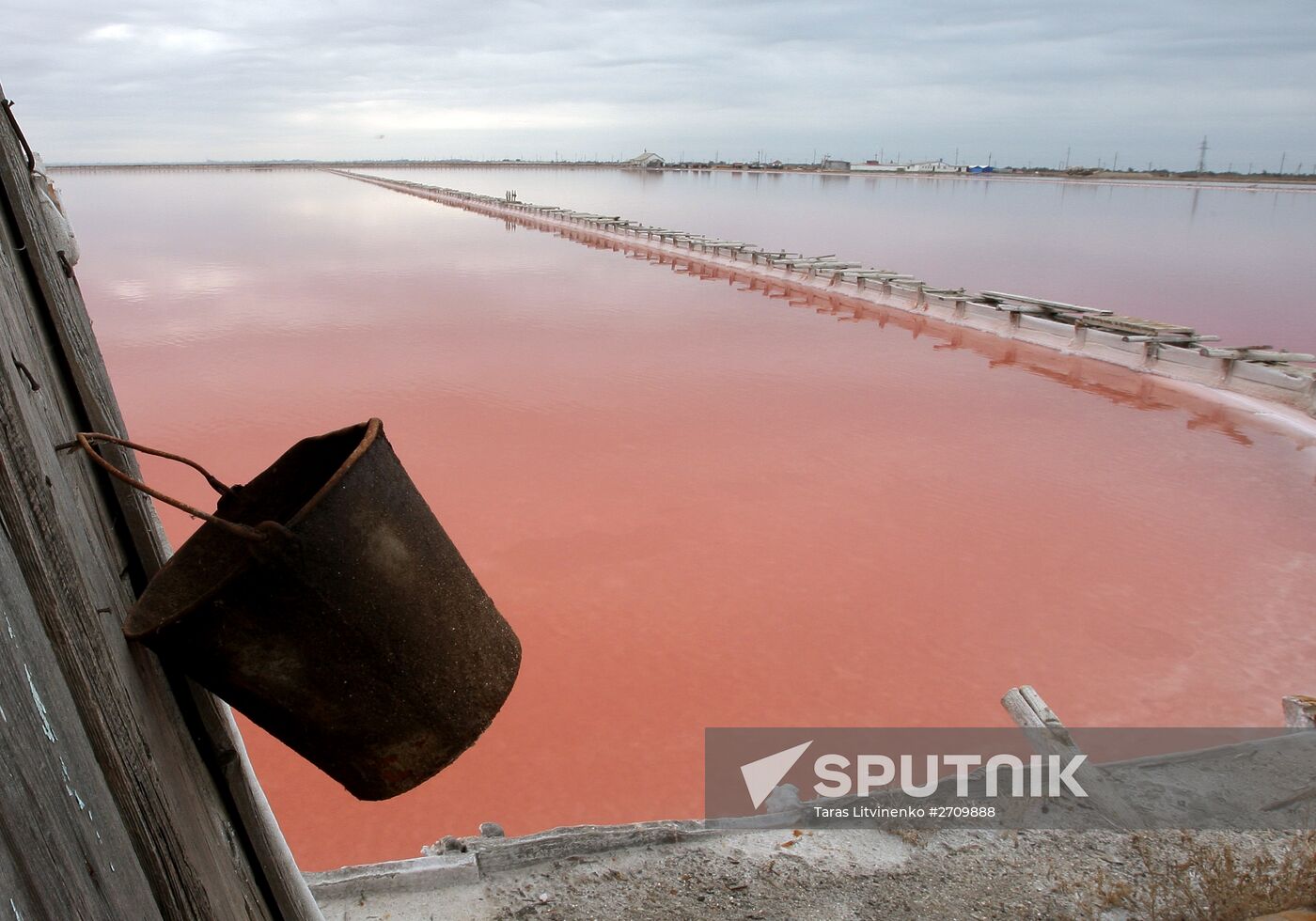 Salt extraxtion in Crimea