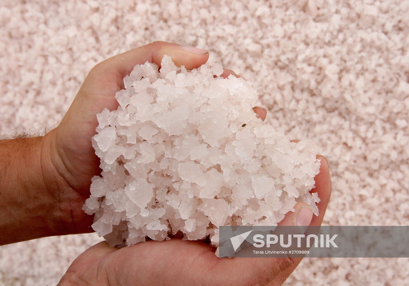 Salt extraxtion in Crimea