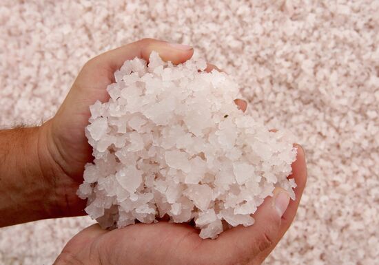 Salt extraxtion in Crimea
