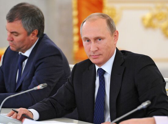 Russian President Vladimir Putin chairs meeting of Council for Civil Society and Human Rights