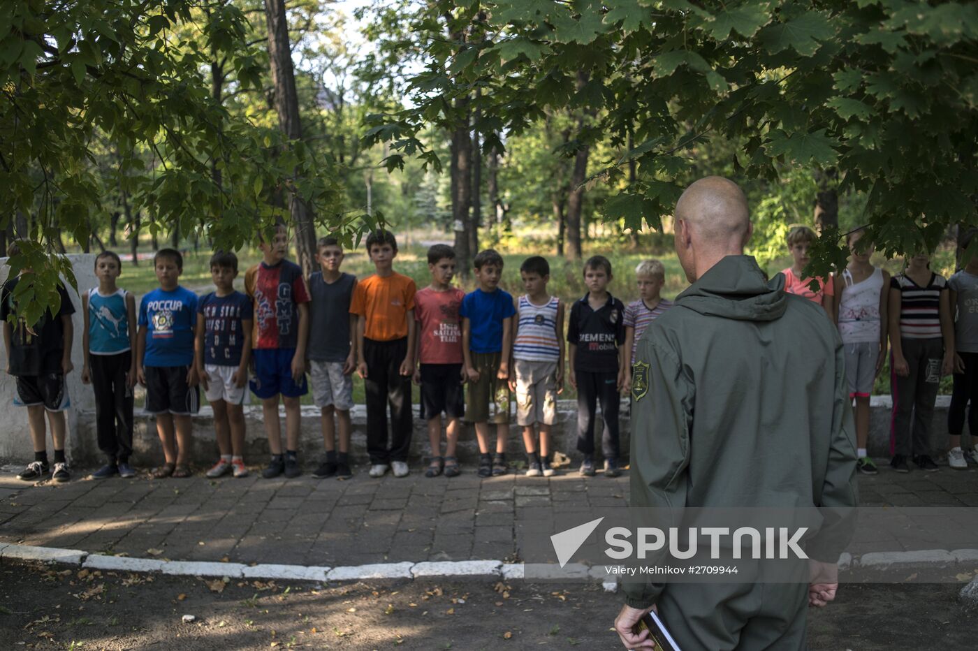 DND Mospino military patriotic club in Donetsk Region