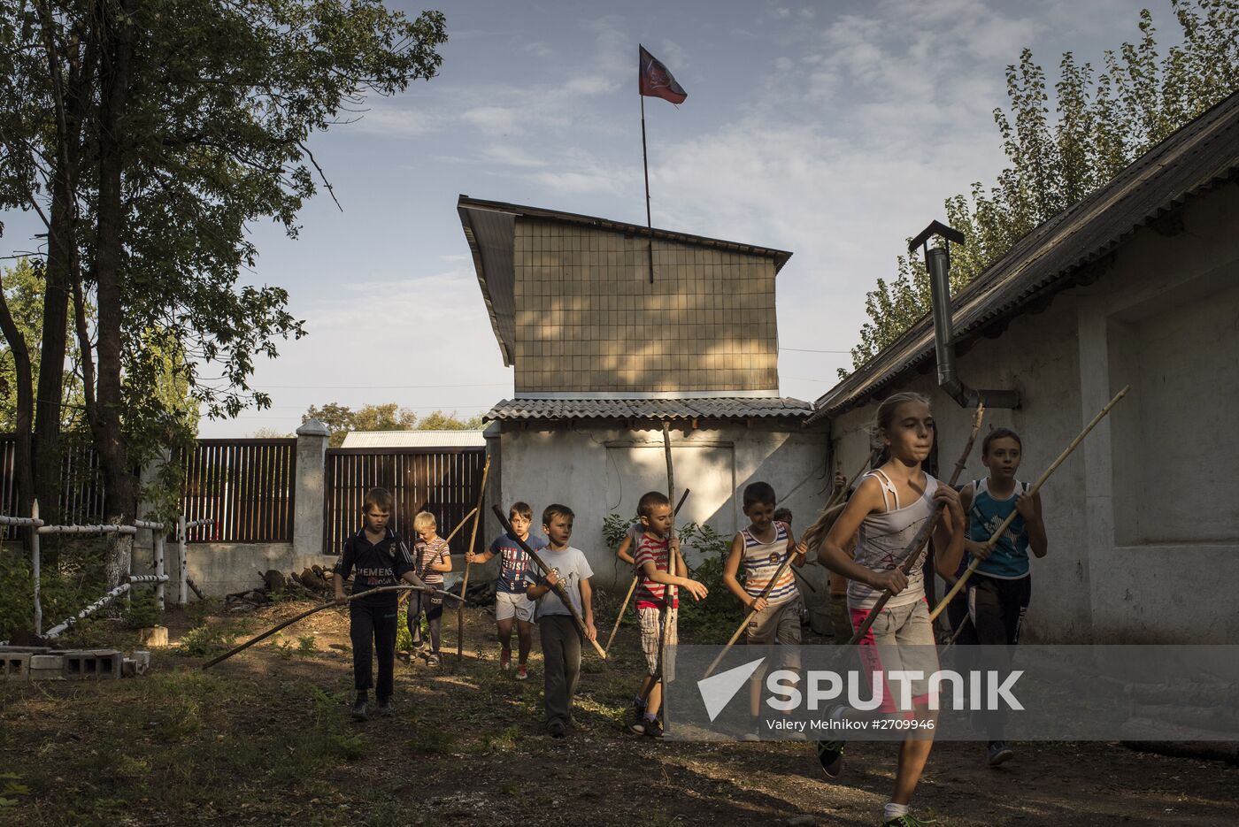 DND Mospino military patriotic club in Donetsk Region
