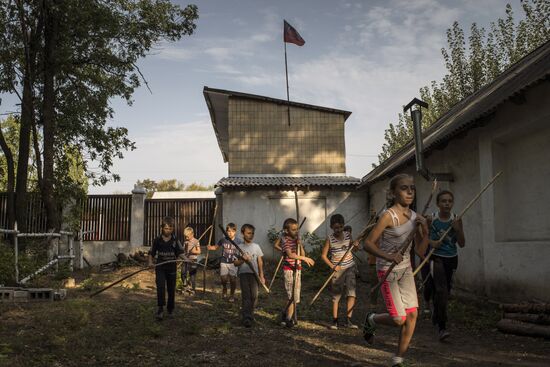DND Mospino military patriotic club in Donetsk Region