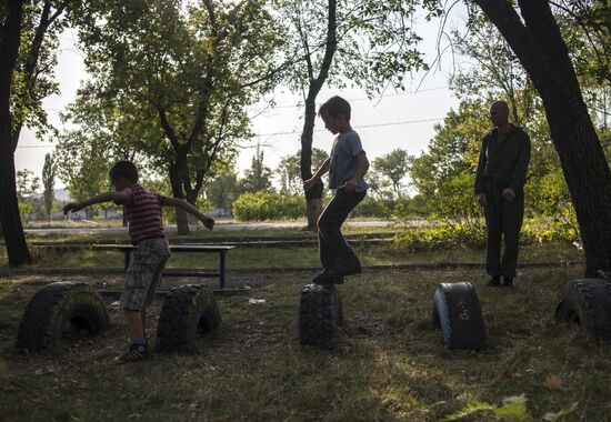DND Mospino military patriotic club in Donetsk Region