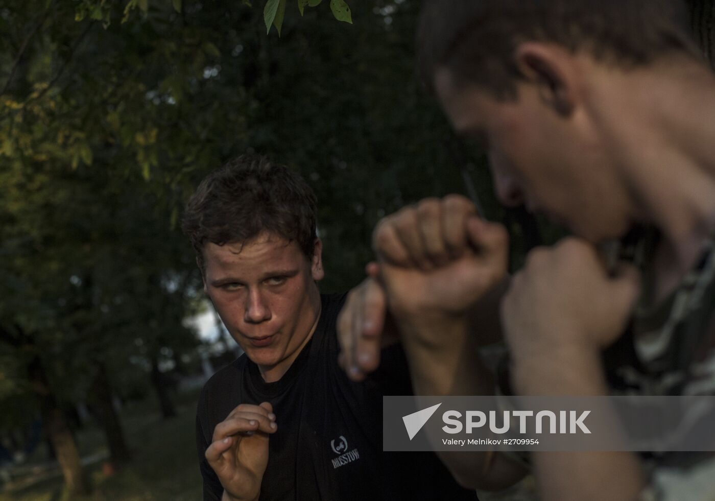 DND Mospino military patriotic club in Donetsk Region