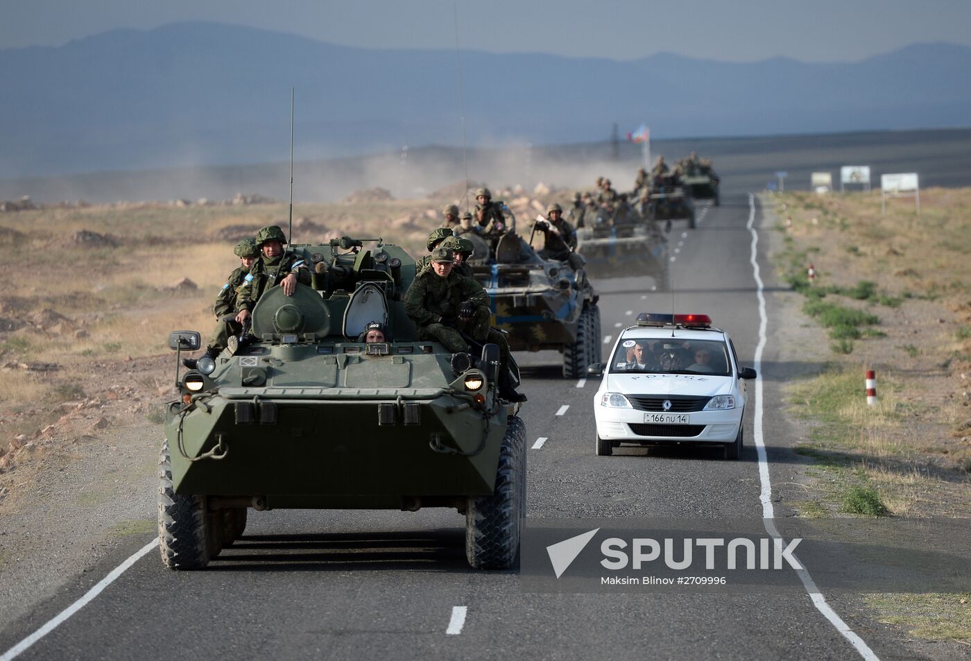 CSTO holds Unreakable Brotherhood 2015 military exercise in Armenia