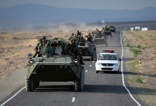 CSTO holds Unreakable Brotherhood 2015 military exercise in Armenia