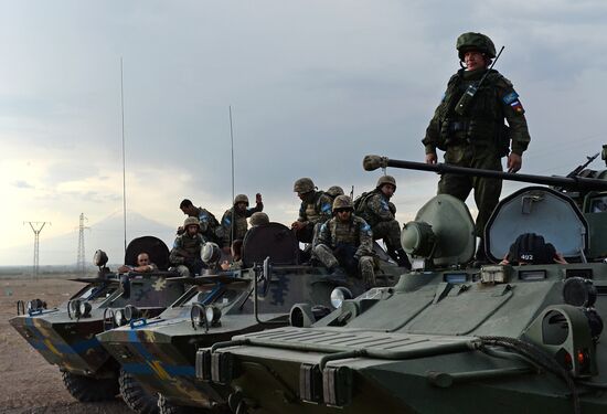 CSTO holds Unbreakable Brotherhood 2015 military exercise in Armenia
