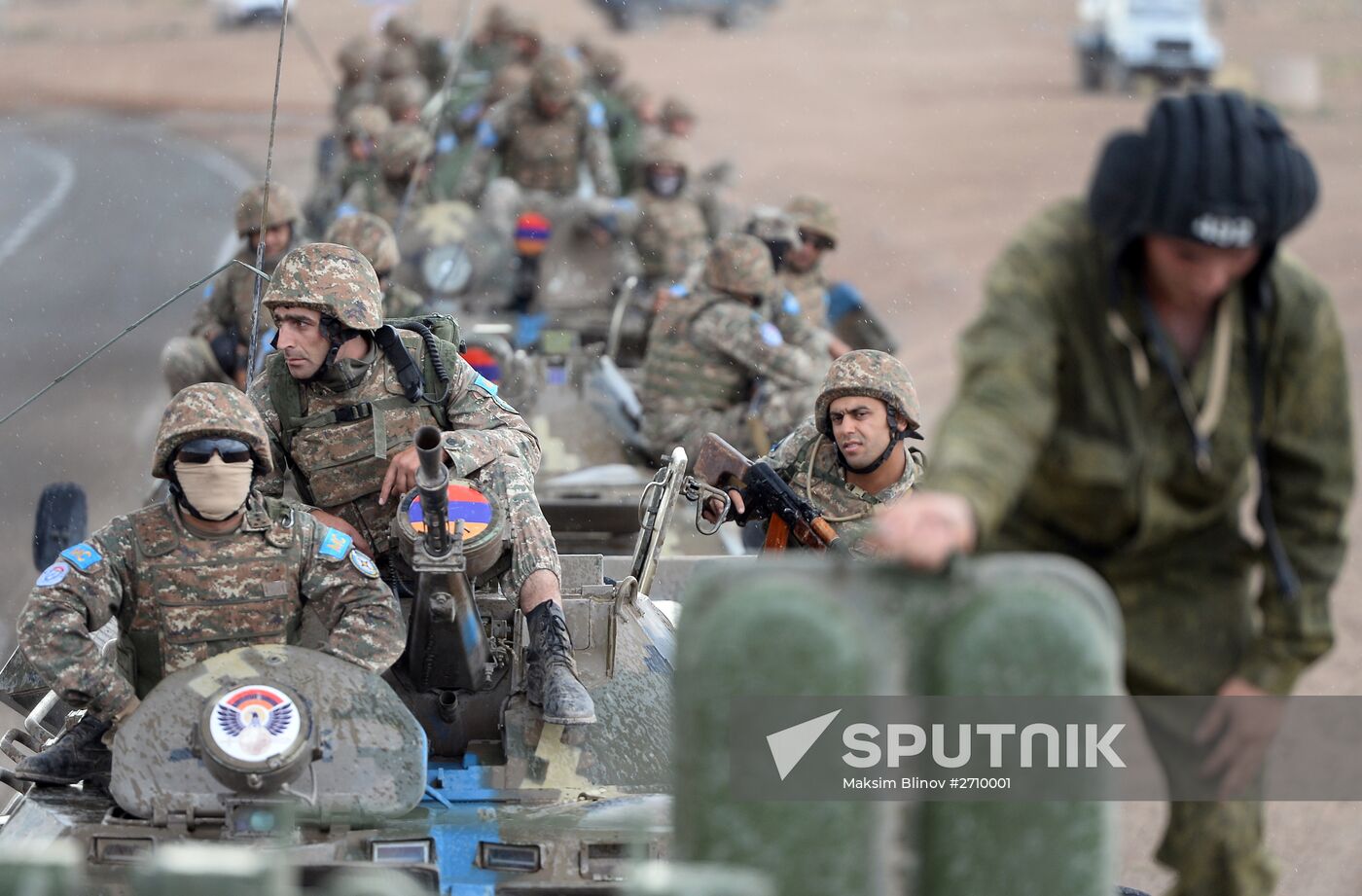 CSTO holds Unbreakable Brotherhood 2015 military exercise in Armenia