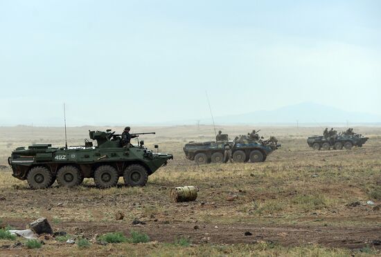 CSTO holds Unbreakable Brotherhood 2015 military exercise in Armenia