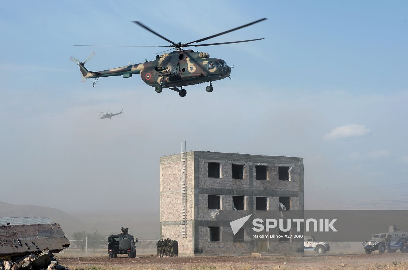 CSTO holds Unbreakable Brotherhood 2015 military exercise in Armenia