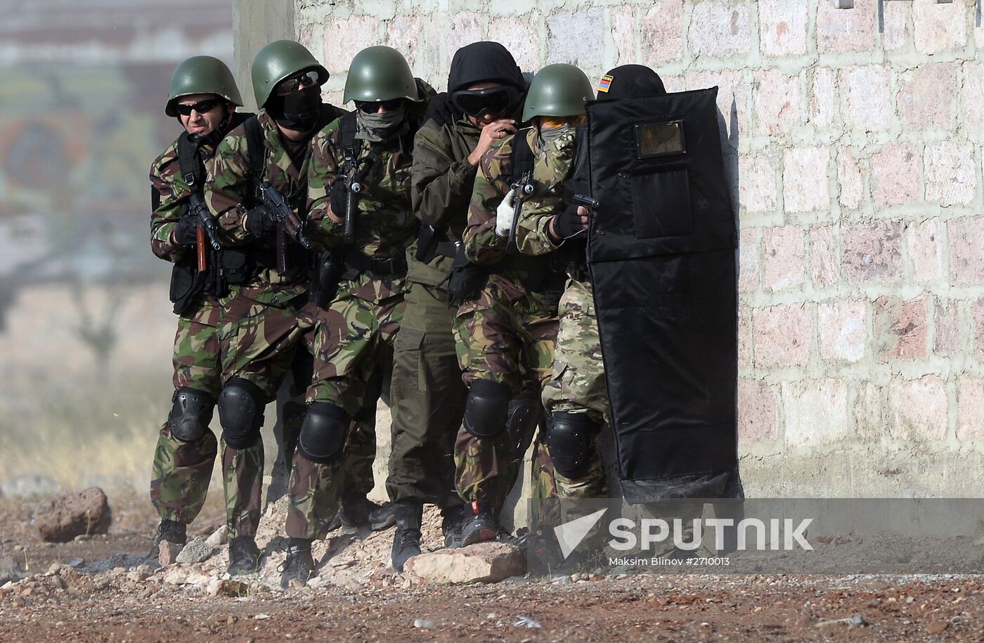 CSTO holds Unbreakable Brotherhood 2015 military exercise in Armenia