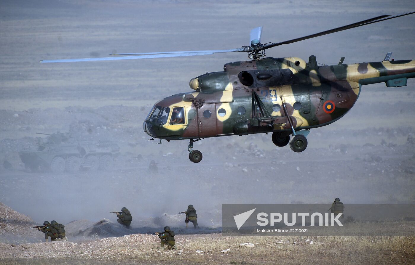 CSTO holds Unbreakable Brotherhood 2015 military exercise in Armenia