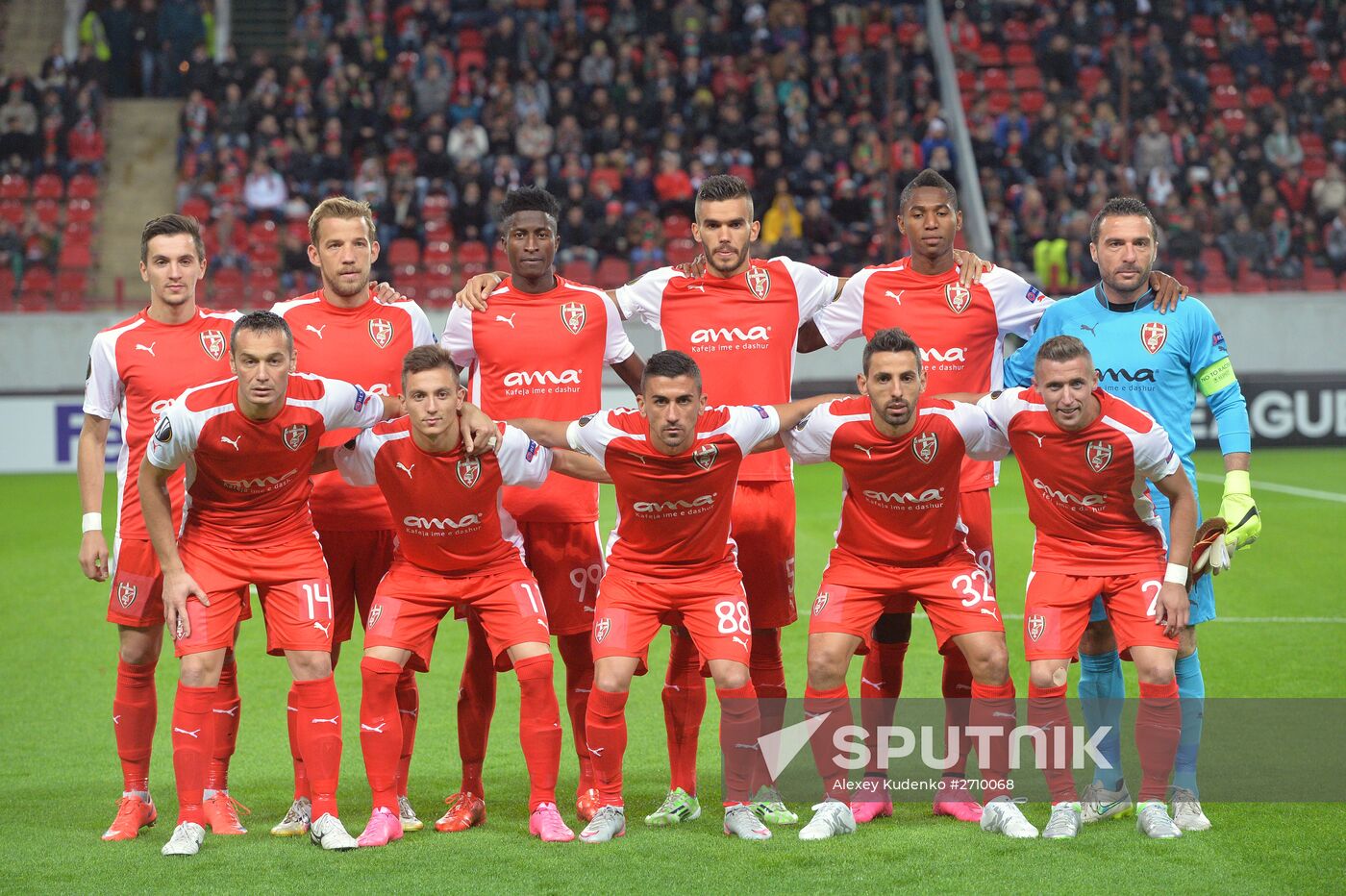 UEFA Europa League. Lokomotiv Moscow vs. Skënderbeu