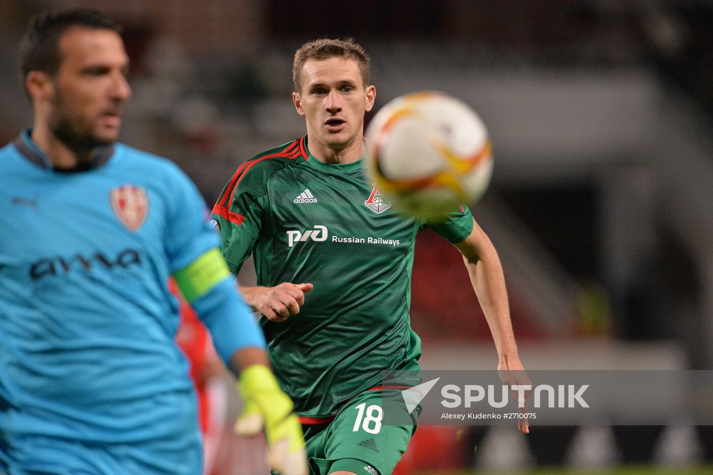 UEFA Europa League. Lokomotiv Moscow vs. Skënderbeu