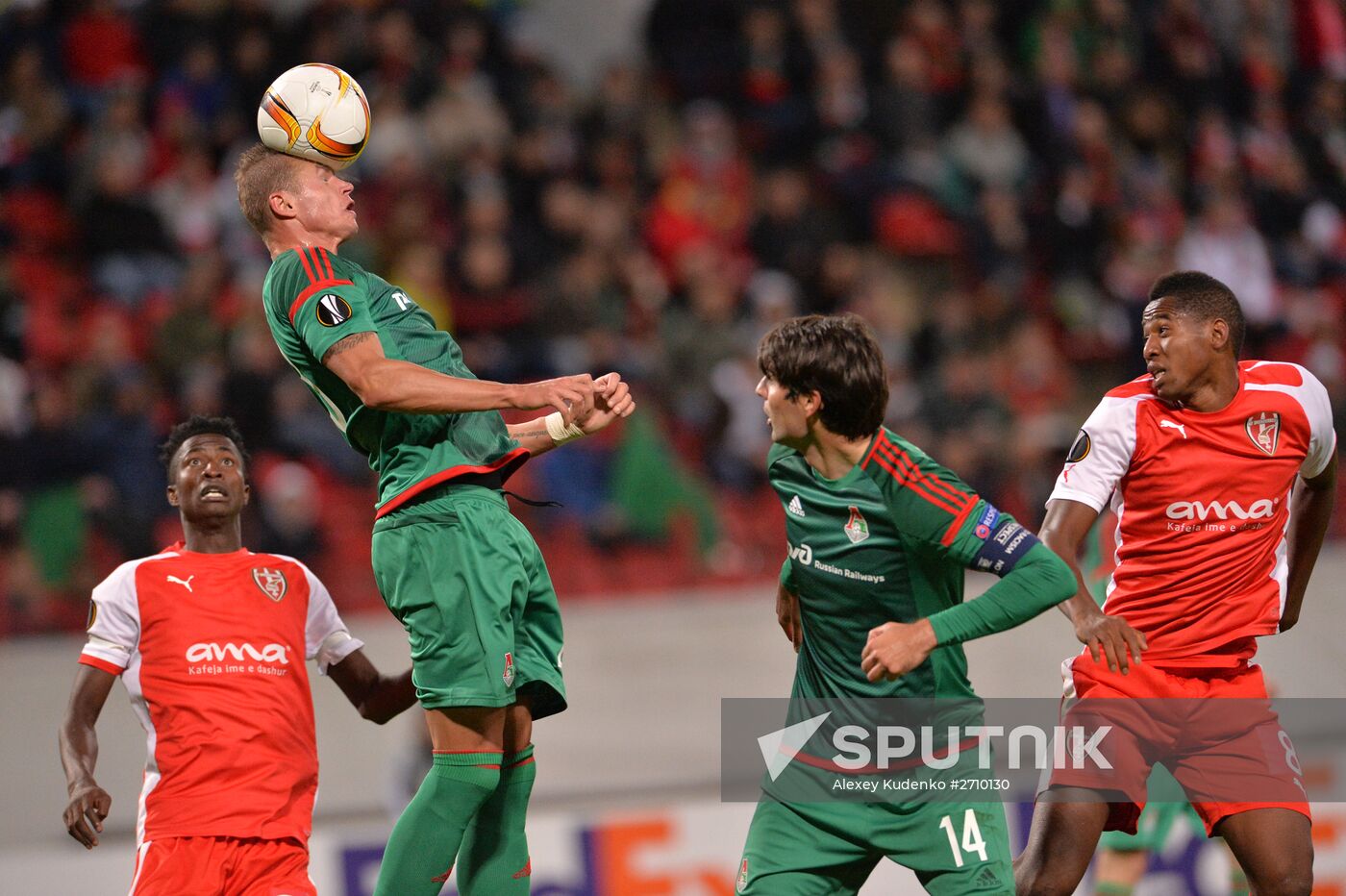 UEFA Europa League. Lokomotiv Moscow vs. Skënderbeu