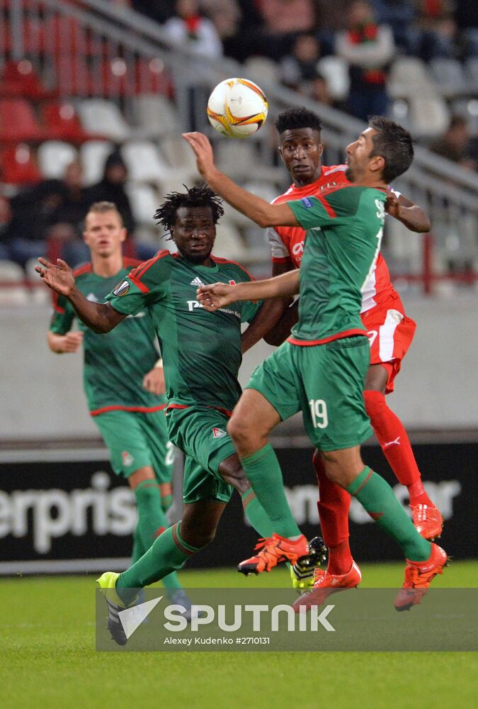 UEFA Europa League. Lokomotiv Moscow vs. Skënderbeu