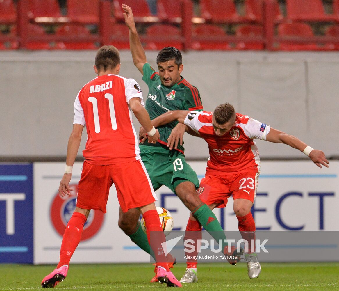 UEFA Europa League. Lokomotiv Moscow vs. Skënderbeu