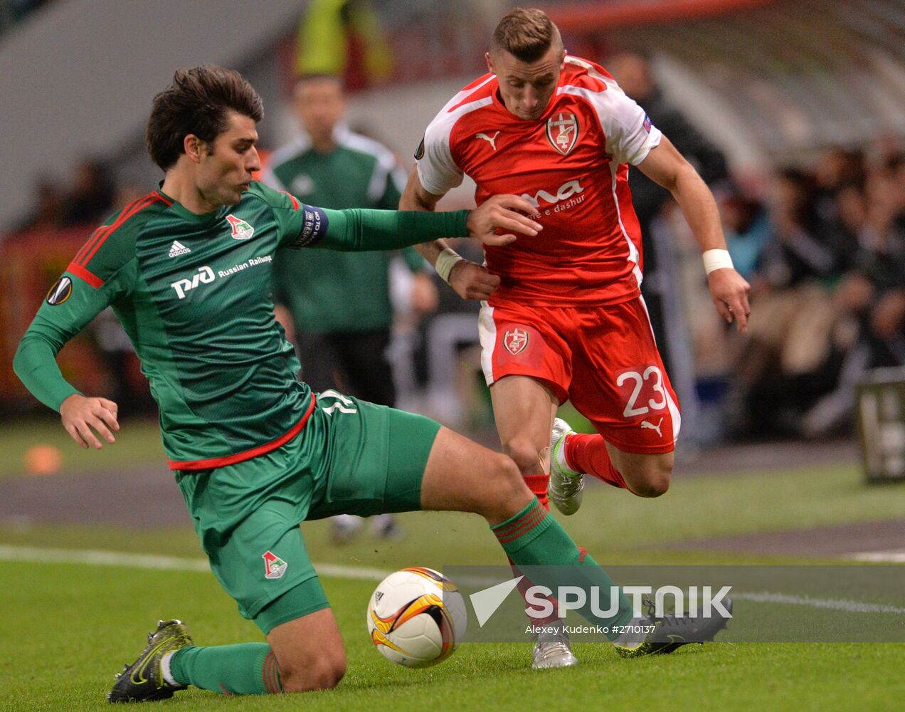 UEFA Europa League. Lokomotiv Moscow vs. Skënderbeu
