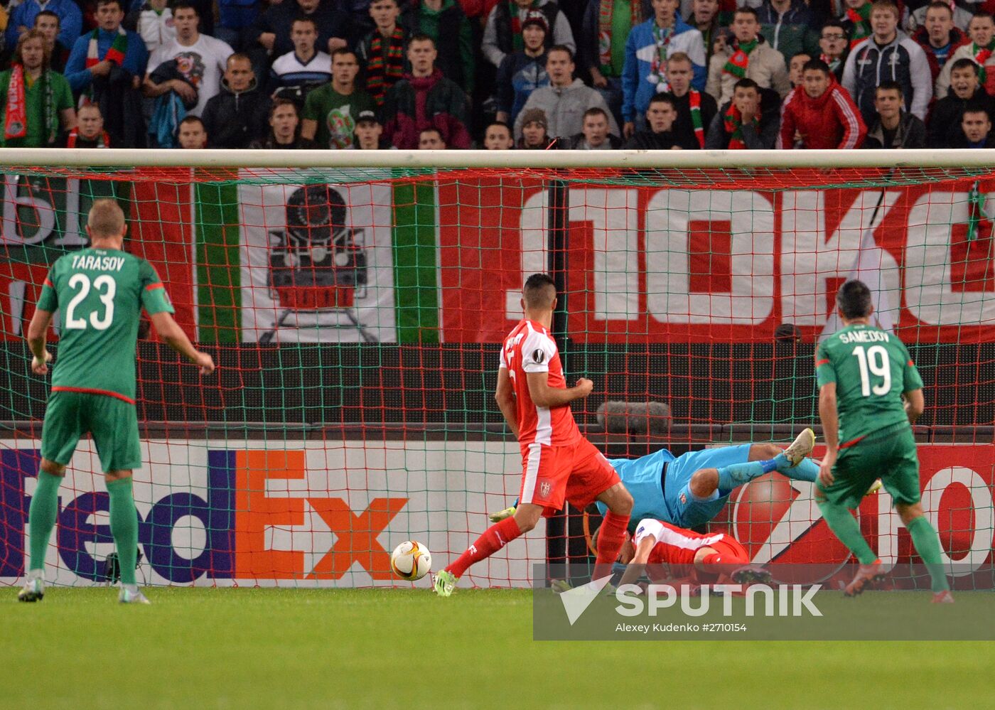 UEFA Europa League. Lokomotiv Moscow vs. Skënderbeu