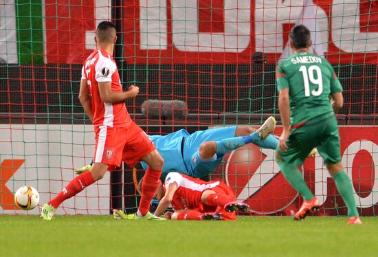 UEFA Europa League. Lokomotiv Moscow vs. Skënderbeu