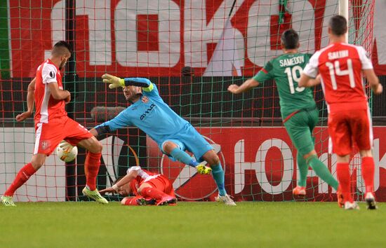 UEFA Europa League. Lokomotiv Moscow vs. Skënderbeu
