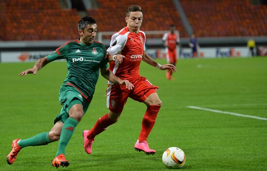 UEFA Europa League. Lokomotiv Moscow vs. Skënderbeu