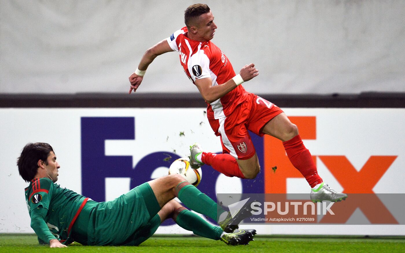 UEFA Europa League. Lokomotiv Moscow vs. Skënderbeu