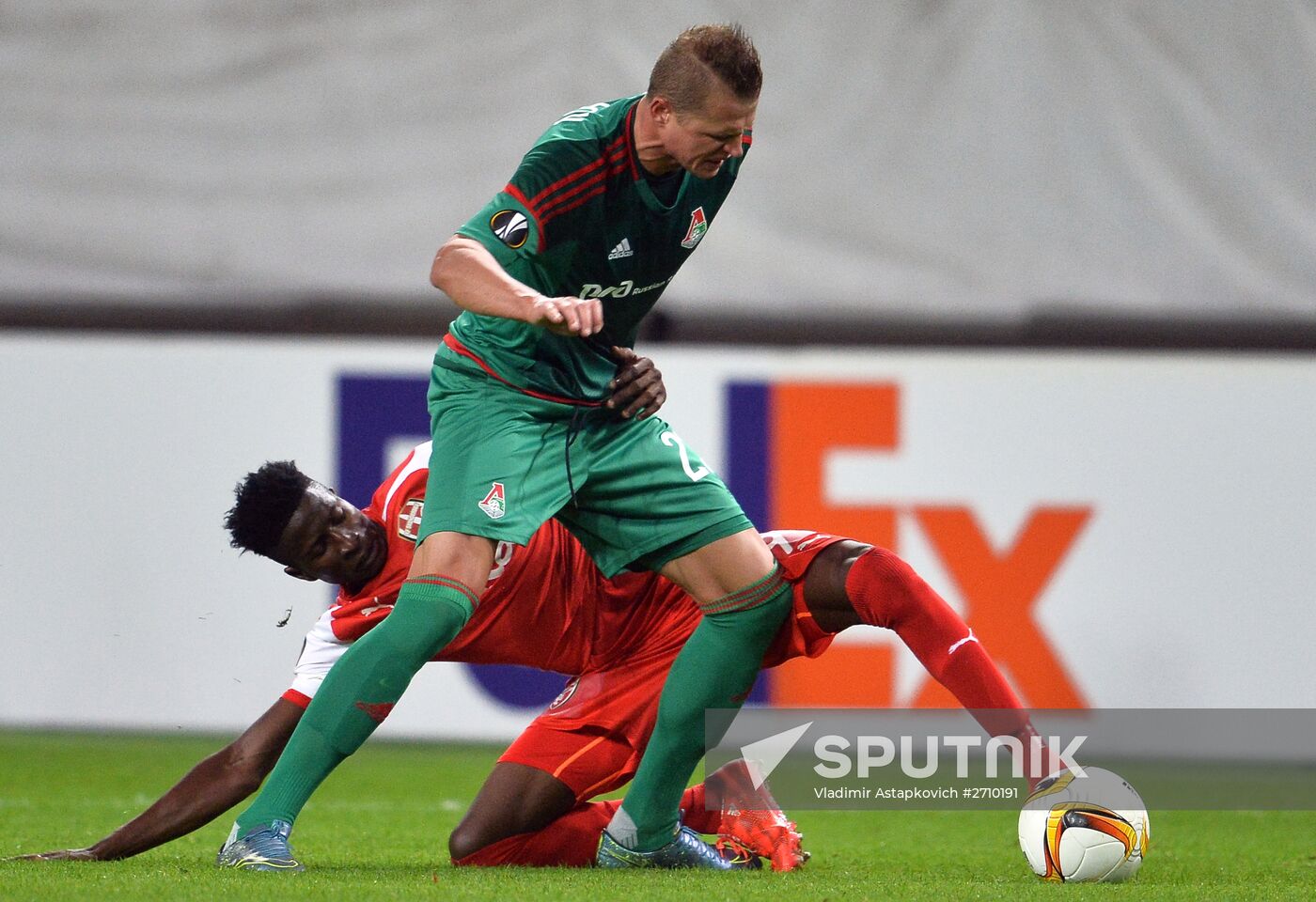 UEFA Europa League. Lokomotiv Moscow vs. Skënderbeu
