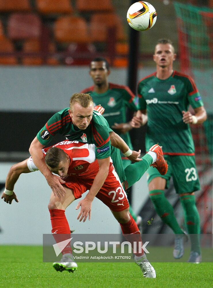 UEFA Europa League. Lokomotiv Moscow vs. Skënderbeu