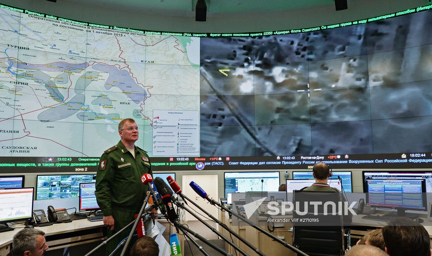 Press briefing by Russian Defense Ministry Spokesperson Konashenkov