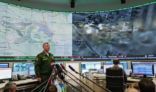 Press briefing by Russian Defense Ministry Spokesperson Konashenkov