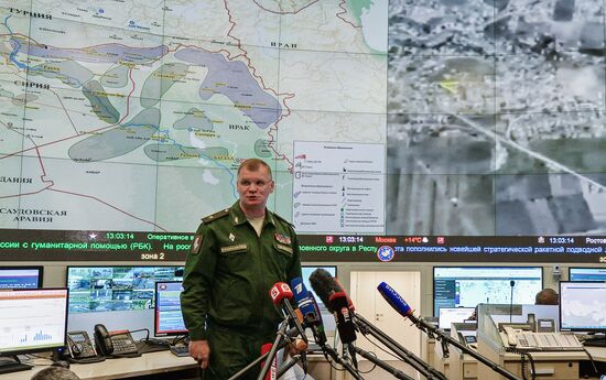 Press briefing by Russian Defense Ministry Spokesperson Konashenkov