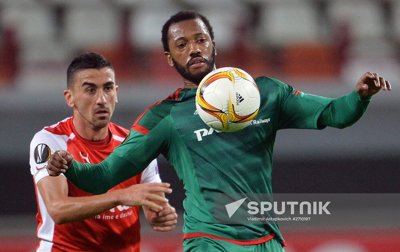 UEFA Europa League. Lokomotiv Moscow vs. Skënderbeu