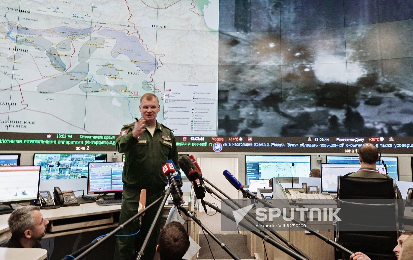 Press briefing by Russian Defense Ministry Spokesperson Konashenkov