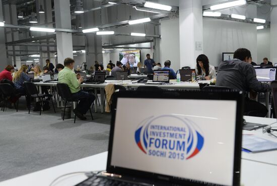 Sochi-2015 International Investment Forum. Day one