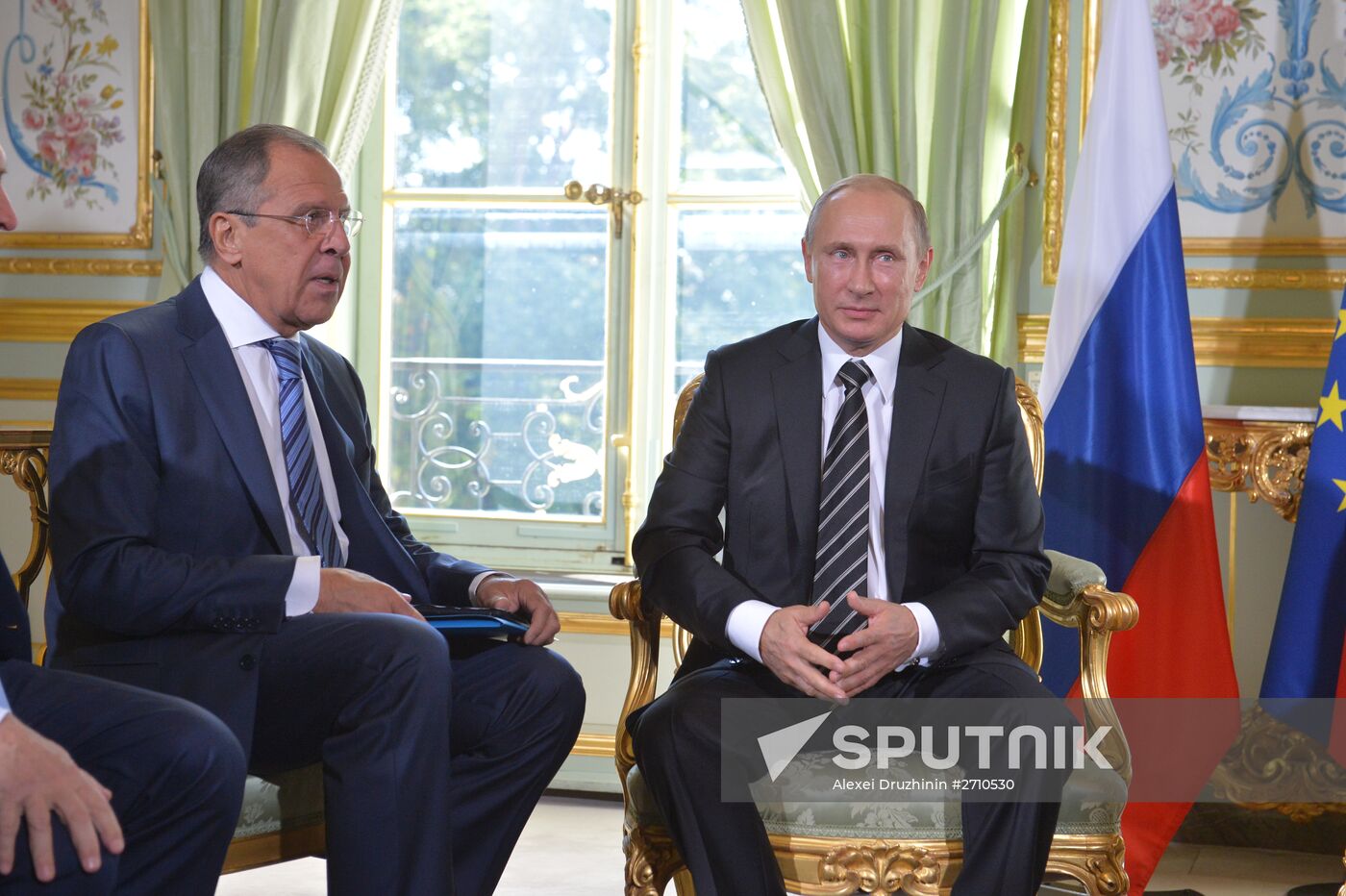 President Vladimir Putin visits France