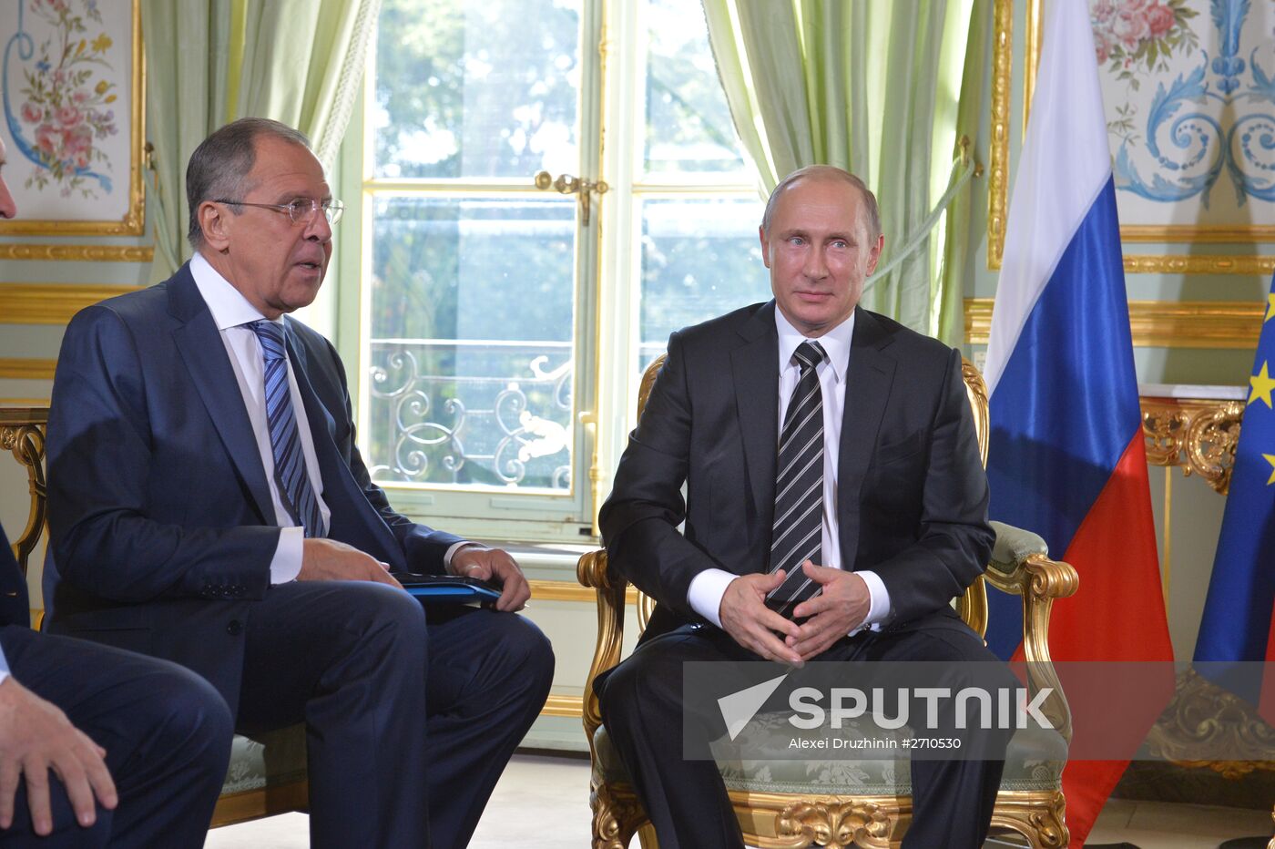 President Vladimir Putin visits France
