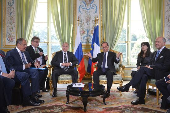 President Vladimir Putin visits France