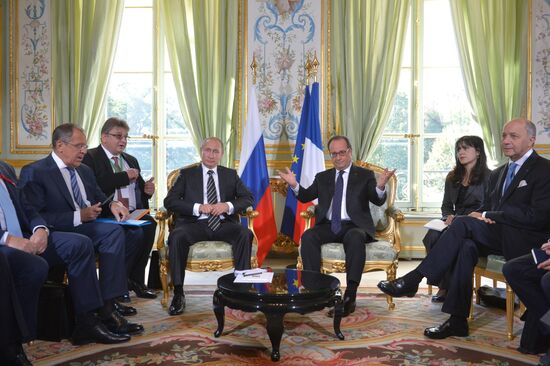 President Vladimir Putin visits France