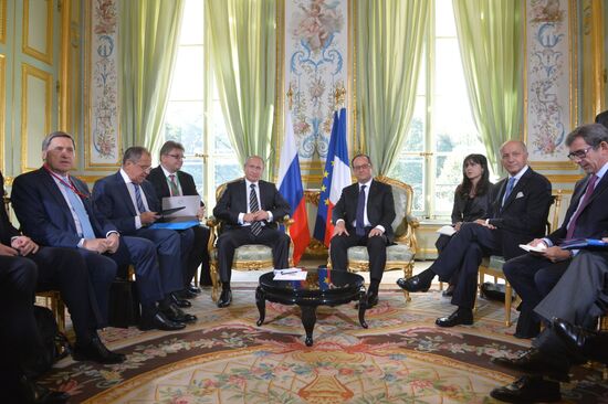 President Vladimir Putin visits France