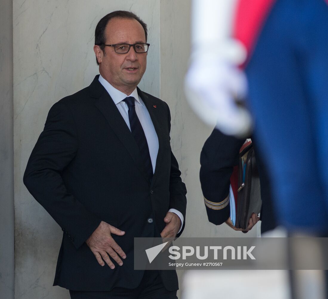 President Vladimir Putin visits France