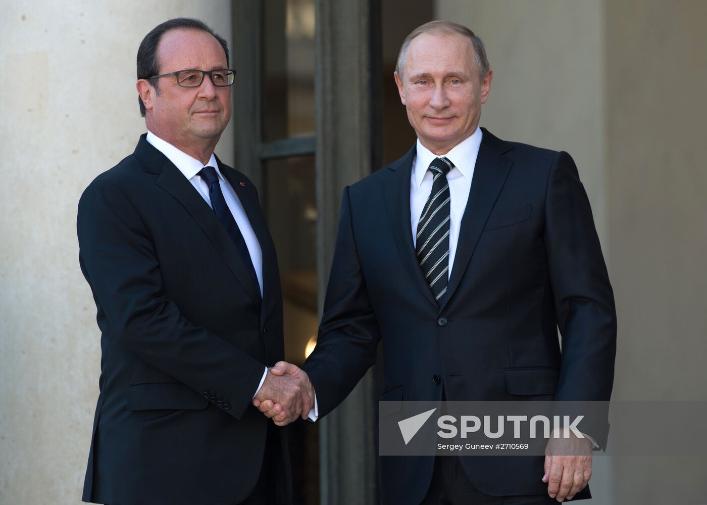 President Vladimir Putin visits France