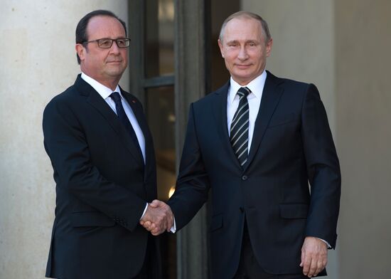 President Vladimir Putin visits France