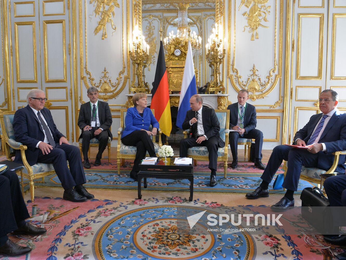 President Vladimir Putin visits France