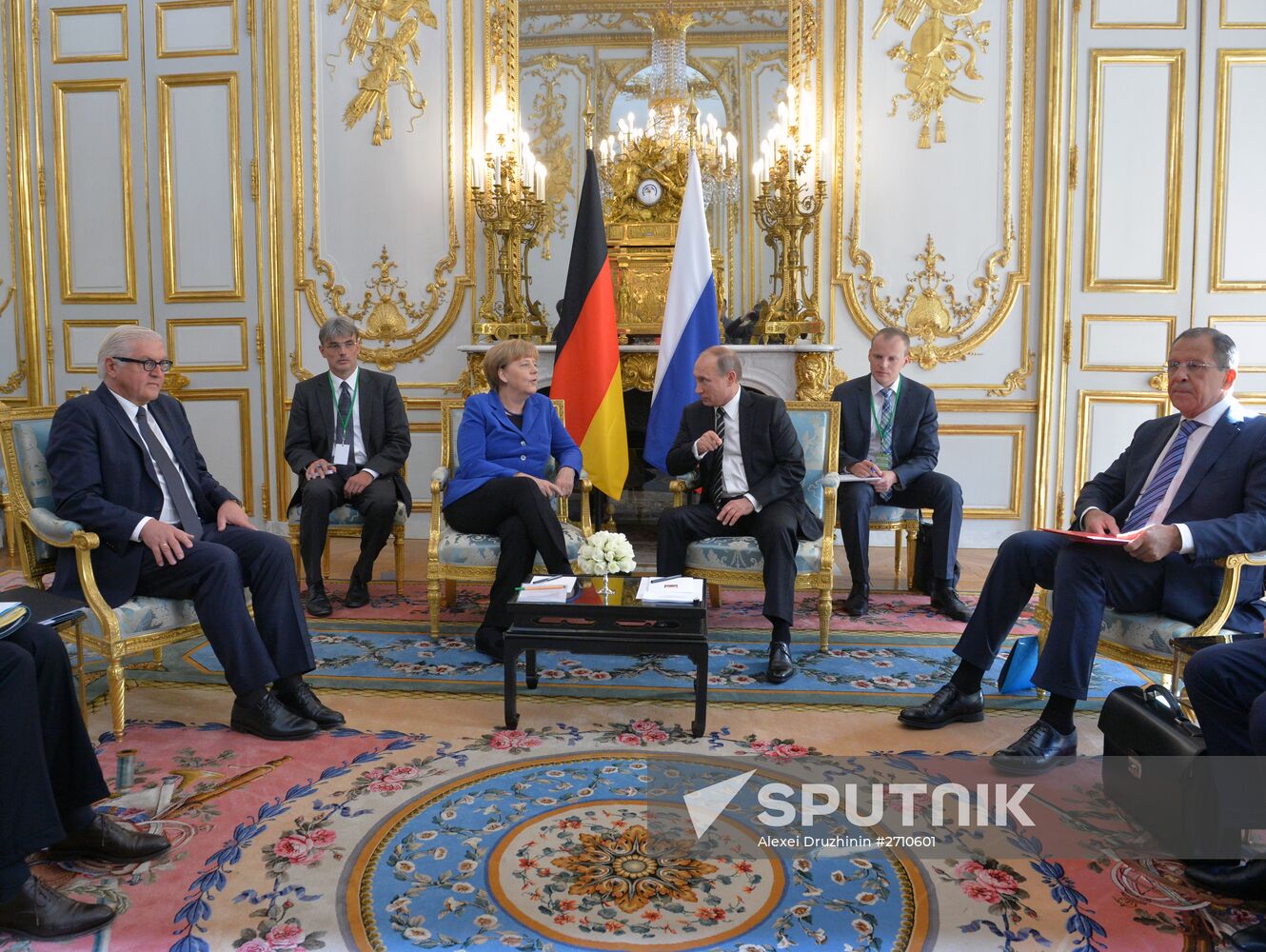 President Vladimir Putin visits France