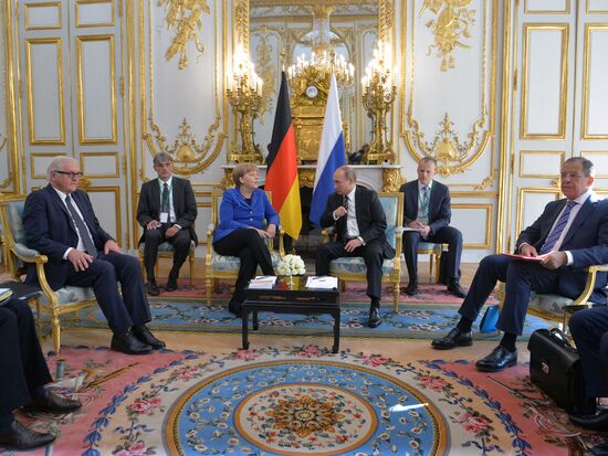 President Vladimir Putin visits France